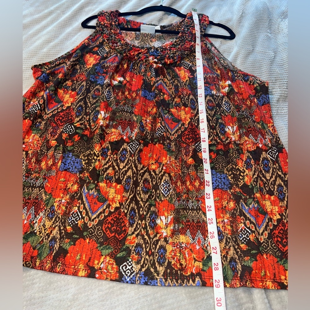 Women's Kim Rogers 3X Plus Size Abstract Tank Top — Like New! - Picture 6 of 6